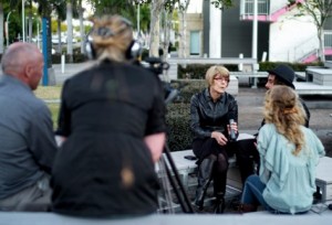 interview Trish & Andrew started their evening with an interview for Science Week